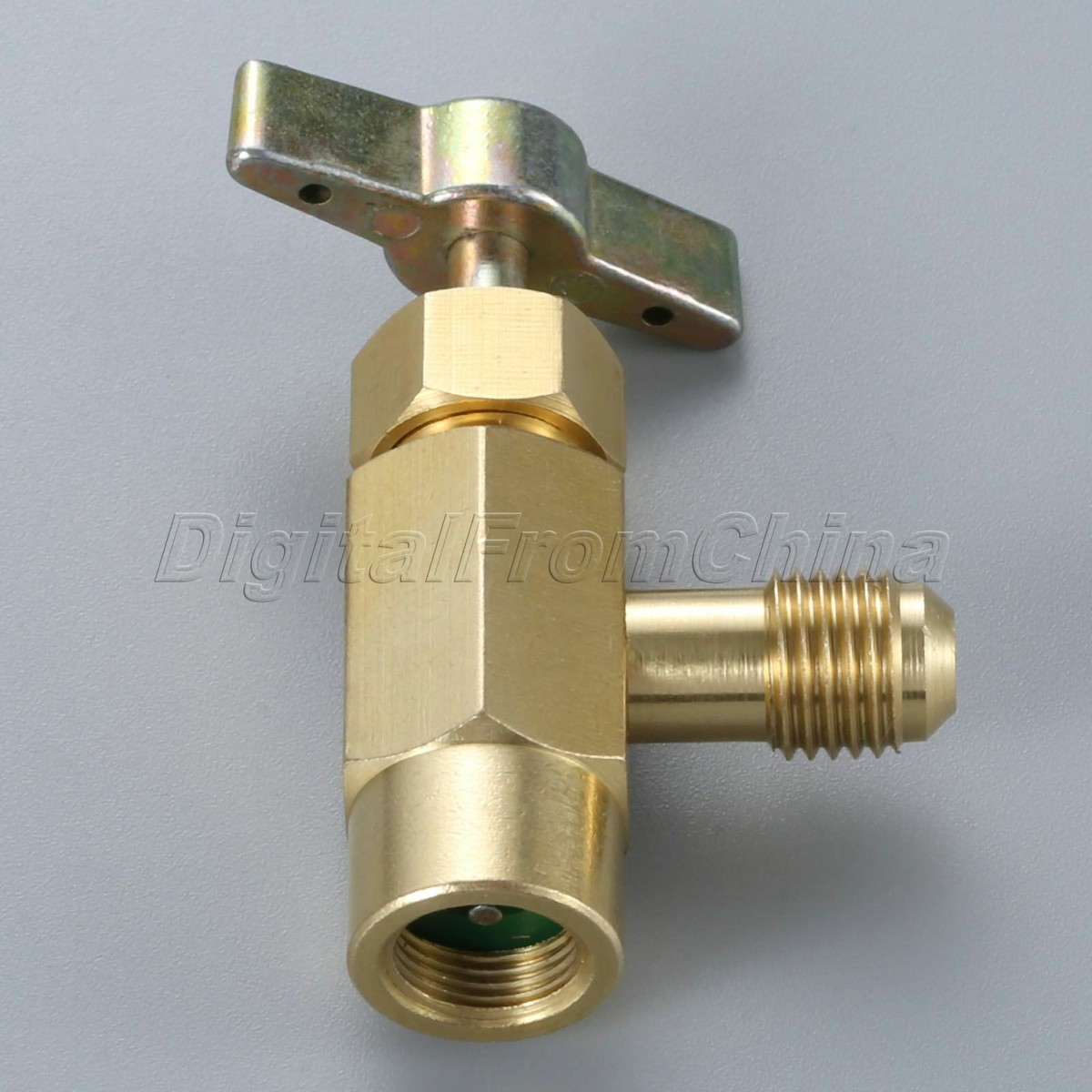 1x Brass R12 R22 R134a Can Tap Dispenser 7/16