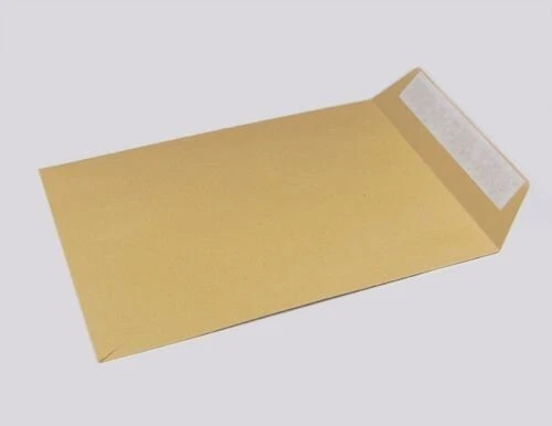 ENVELOPPEBULLE 50 Pochettes C5 kraft brun 162 x 229 mm sans fenêtre A4 / 2