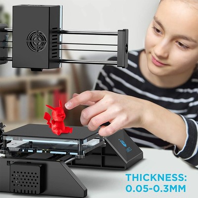 Low Noise FDM 3D Printer Auto Bed Leveling for Beginners Size 120 x 120 x 115mm
