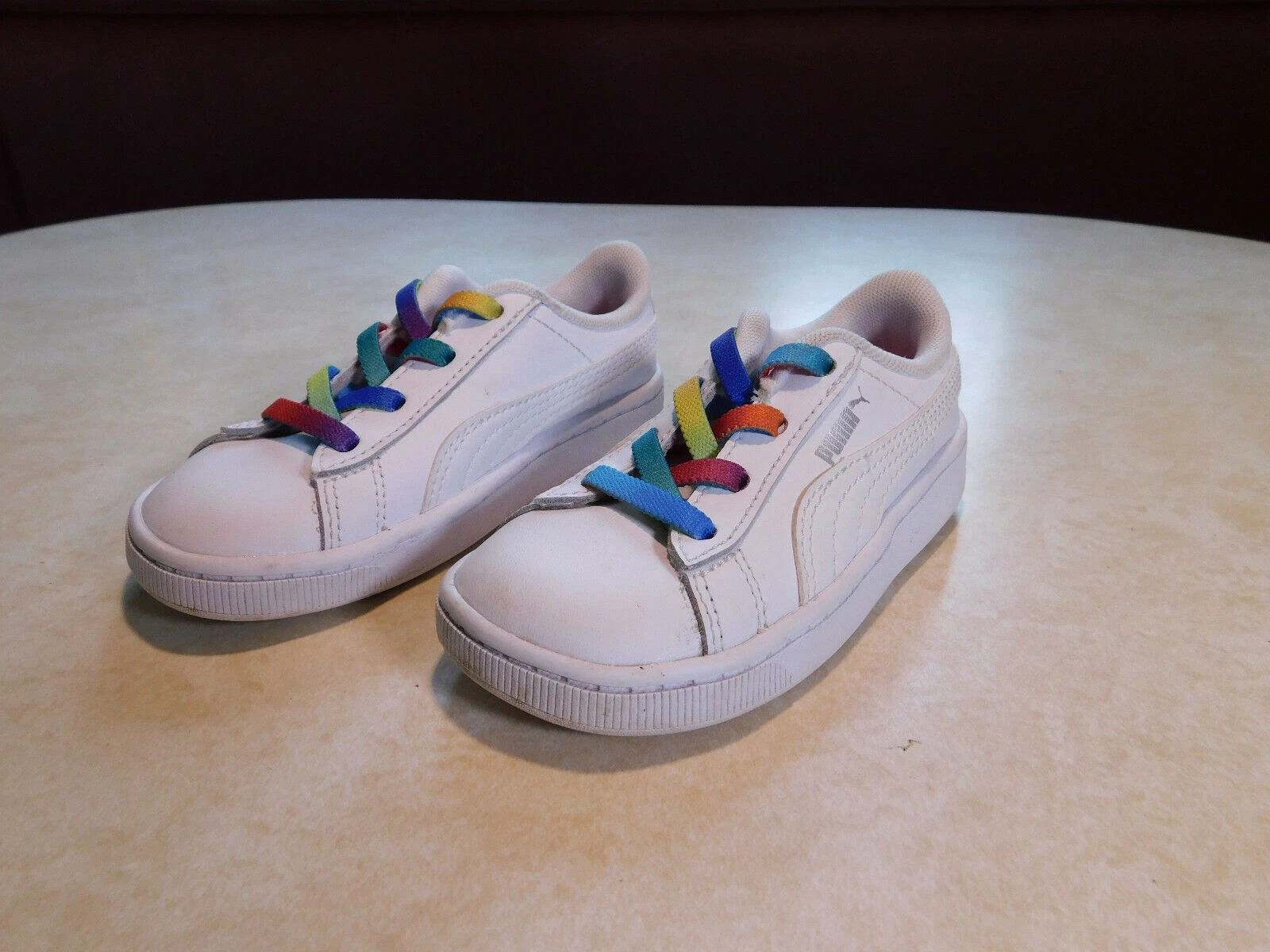 Sneakers Puma Carina Tie Dye Rainbow Elasticizzate Lacci Bianche Slip On 8 Ottime Condizioni Classiche