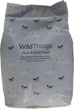 Wild Things Swan & Duck Food 5Kg - Floating Pellets Nuggets Waterfowl