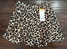 NWT Gymboree Right Meow Black Brown Leopard Cheetah Twirl Skirt Size 7