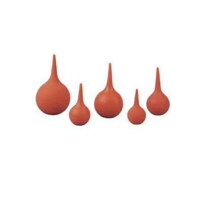 Ohrenspritze Ballspritze Ohrenspülung, weicher PVC, rot, Gr.3-11, 25-210ml