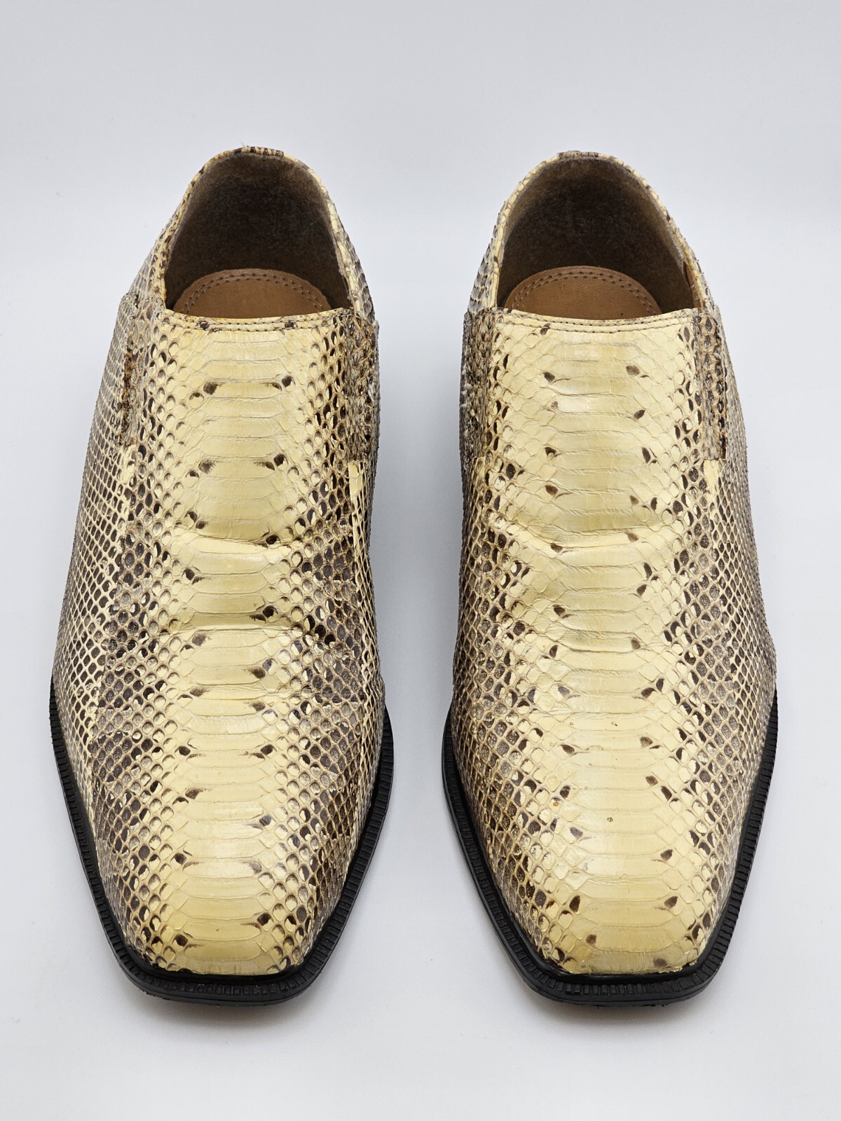 Python Skin Loafers Genuine Python Snake Skin Shoes Giorgio Brutini Slip-On Dress Loafers ...