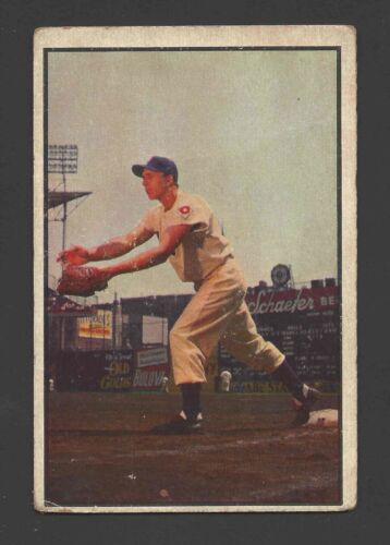 Bowman Color #92 1953 Gil Hodges Raw - Brooklyn Dodgers - corte - AHRS - Imagen 1 de 2