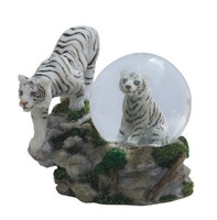 4.25 Inch Two White Tigers Snow Globe, New, Free Shipping on sale 4.25 Inch Two White Tigers Snow Globe, New, Free Shipping on sale