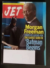 JET Magazine July 4 2005 Morgan Freeman Christian Bale *BATMAN BEGINS*