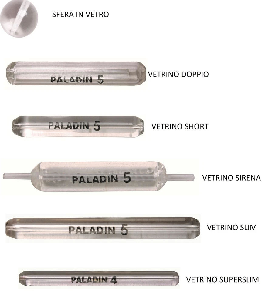 Tremarella Vetrino Glasblei Glas Blei Ghost Forellen Glasgewicht Paladin