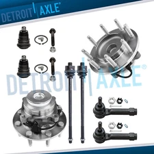 Front Wheel Bearing Hub Assembly Upper Ball Joint Kit for Silverado Sierra 2500