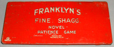 Patience Board Game Tin Toy Franklyns Fine Shagg Advertising COMPLETE VINTAGE