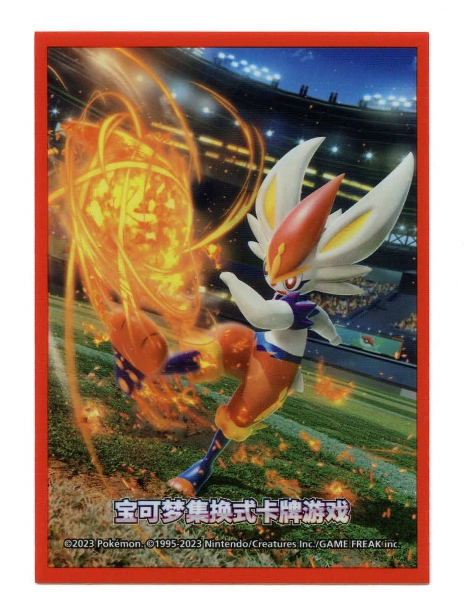 Simplified Chinese Cinderace Theme Individual Card Sleeve Pokemon