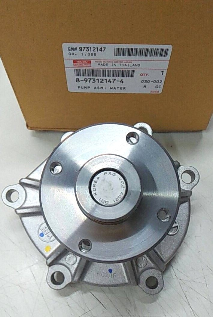 ISUZU D-MAX MU-X WATER PUMP WITH GASKET 2007-2017 GENUINE ISUZU D-MAX MU-X WATER PUMP WITH GASKET 2007-2017 GENUINE