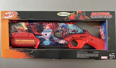 NERF Marvel Deadpool XX-800 Shotgun Blaster w/ 16x Rival Rounds