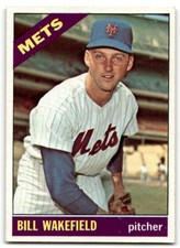 1966 Topps Baseball Bill Wakefield New York Mets #443