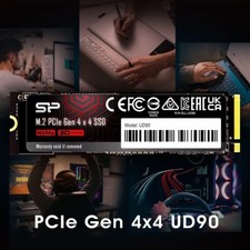 NEW Silicon Power SP 4TB UD90 NVMe 4.0 Gen4 PCIe M2 SSD 5GB/s Solid State Drive