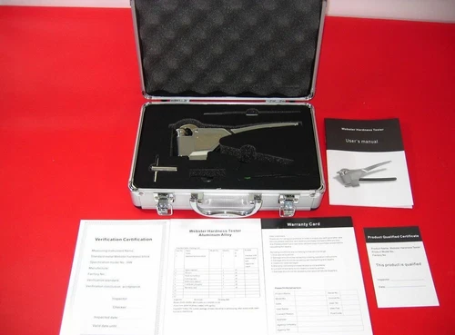 Portable Webster Hardness Tester for Mild Steel W-B92 - Imagen 4 de 5