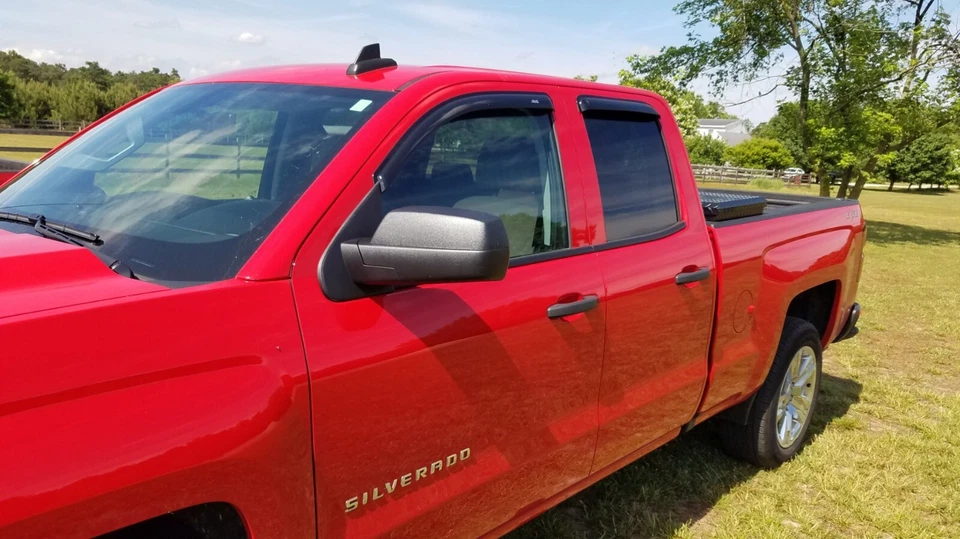 Наружные дождевики AVS 94528 для удлиненной (двойной) кабины Silverado 14-2018 годов выпуска - Изображение 2 из 4