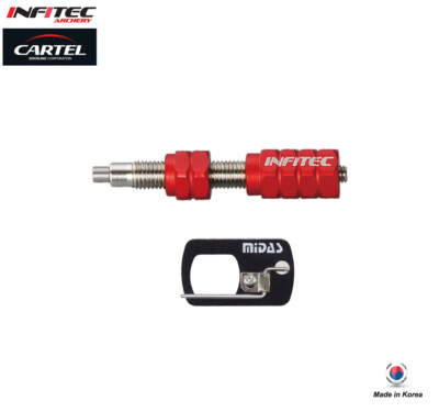Infitec/Cartel Archery Challenger Cushion Plunger & Midas Magnet Arrow Rest Set