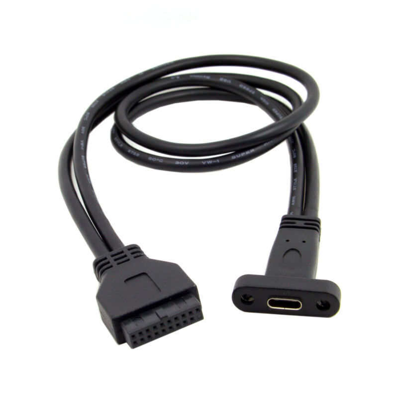 Usb-c To Mini Usb CY Cable USB3.0 Otherboard 19/20Pin To USB-C Type-C ...