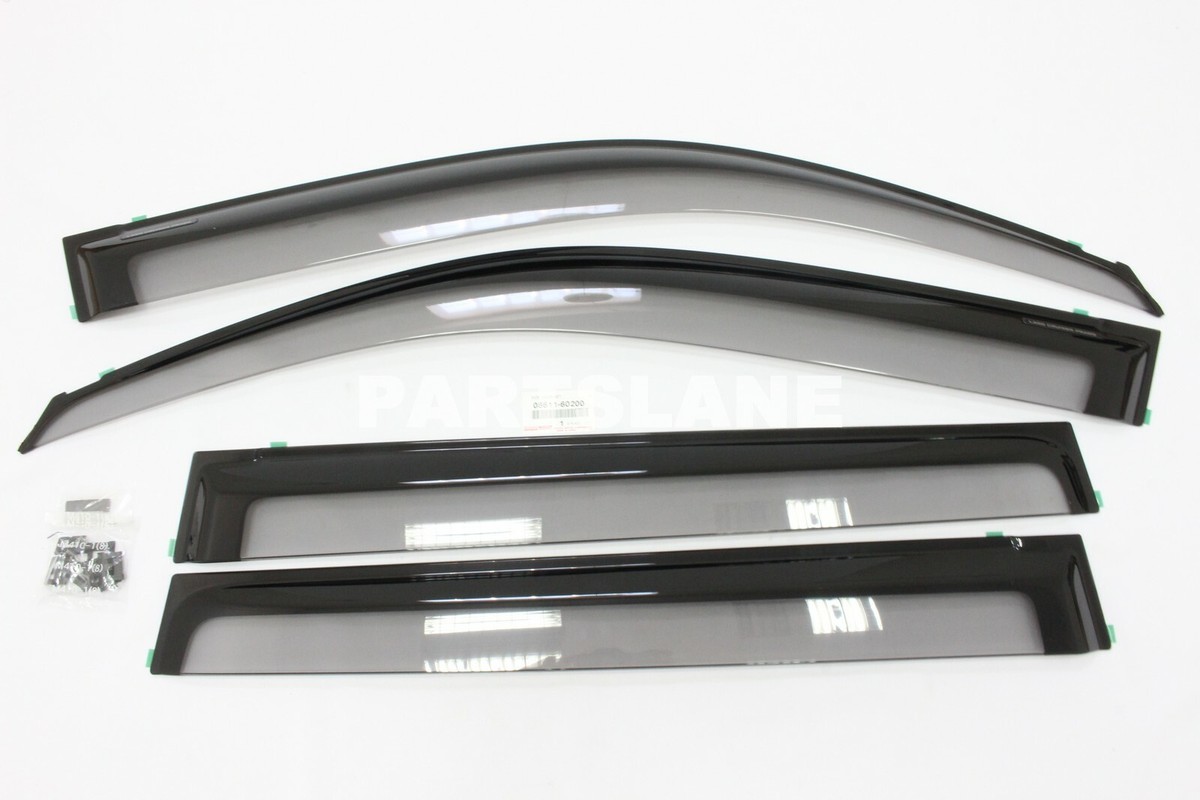 E560 Deflector Shield モジュラーシンセ Toyota Land Cruiser Prado Lexus GX460 OEM Window Visors Rain