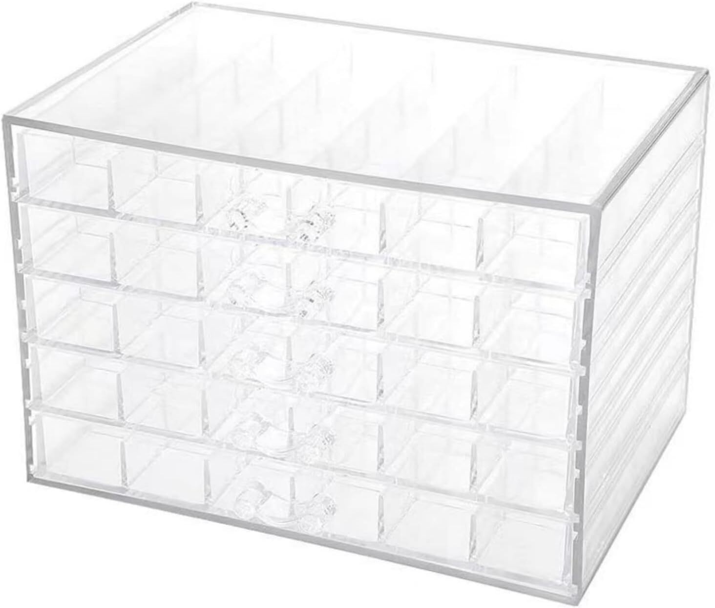 Feadily Acrylic Jewelry Organizer Box, Drawer 1PCS, Clear