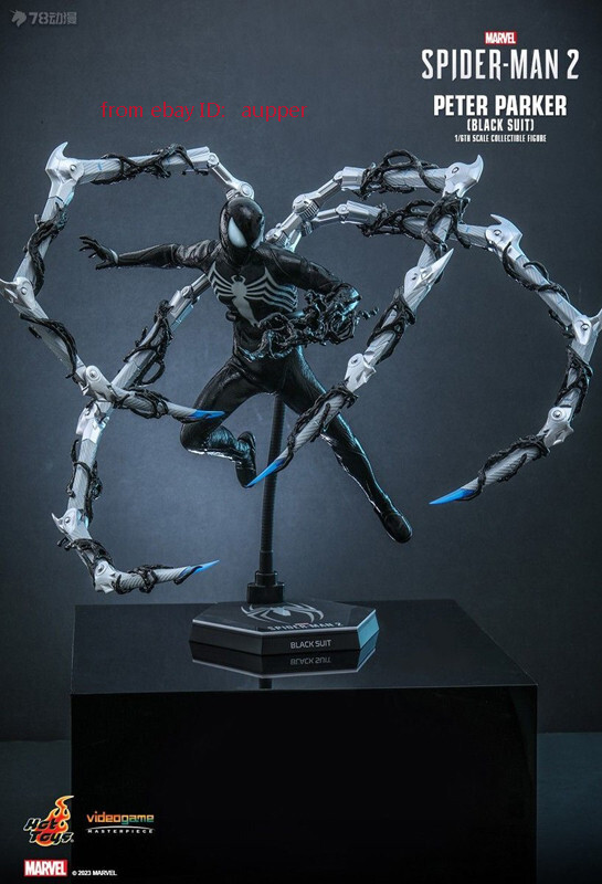 Buy Hot HT Peter Parker Black Suit Vgm 056 Spider-Man 2 Marvel