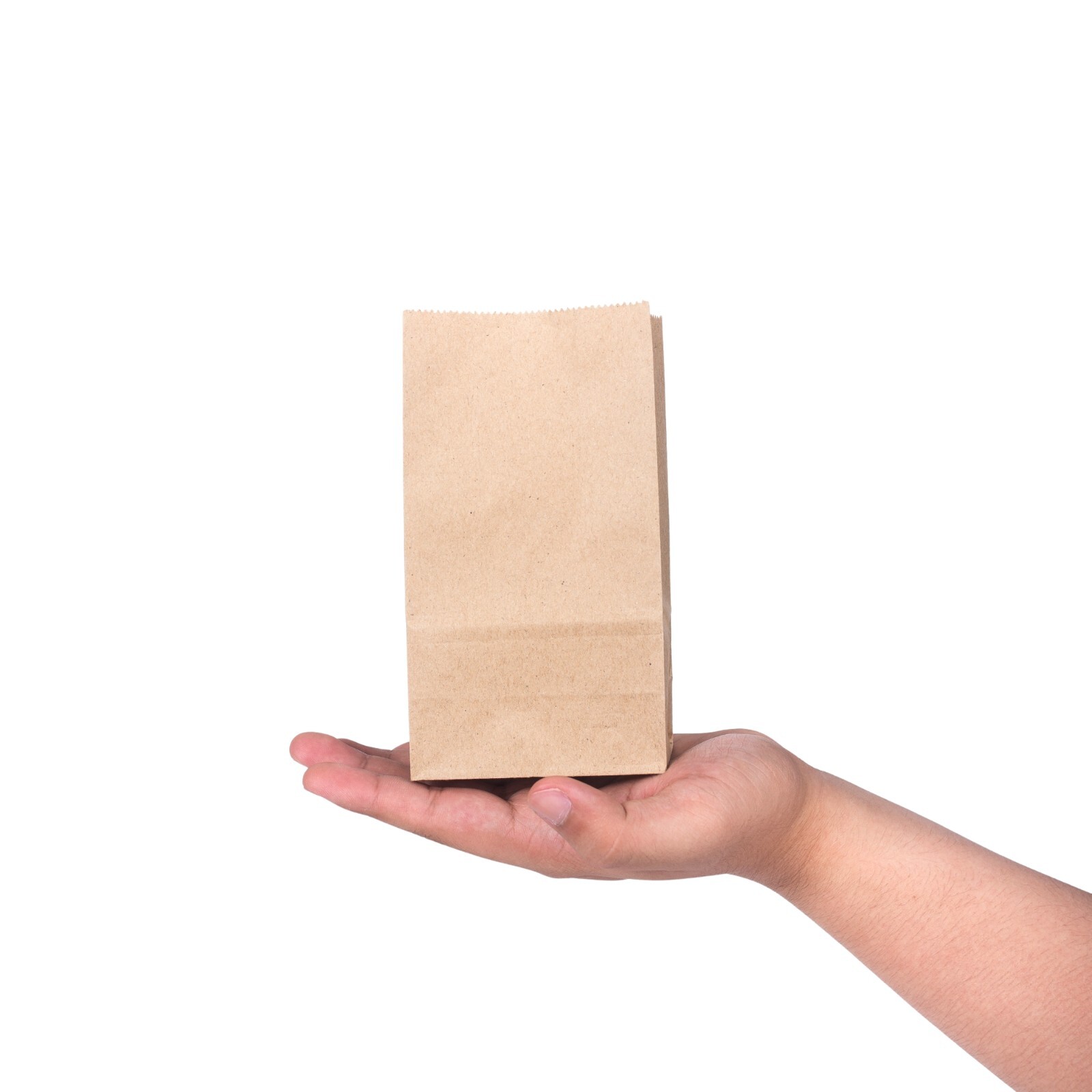 200 Pack - Mini Brown Kraft Paper Bag - Multipurpose Paper Bags (1 lb) Small