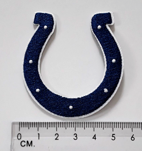 Indianapolis Colts NFL Football Team Logo zum Aufbügeln Aufnäher Patch USA - Picture 2 of 3