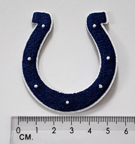 Indianapolis Colts NFL Football Team Logo zum Aufbügeln Aufnäher Patch USA - Afbeelding 1 van 2