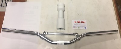Manubrio scooter Naked Argento - Supporto Manubrio Bianco MBK YAMAHA Booster 