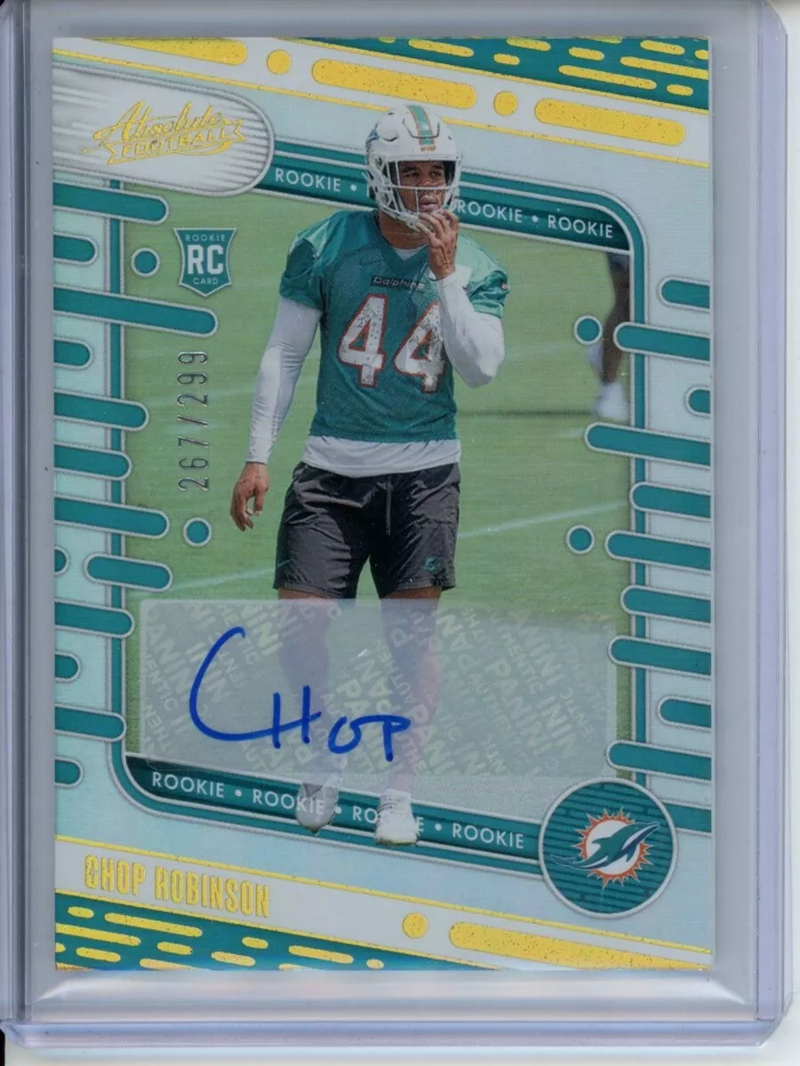 Chop Robinson trading card