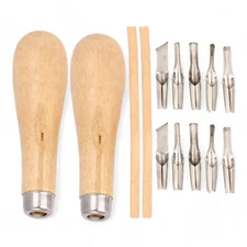 ArtCarve Pro Linoleum Cutting Set - DIY Woodworking & Printmaking Tool Kit with