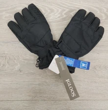 Igloos 3M Thinsulate Winter Gloves Black RN47648 One Size Unisex New With Tags