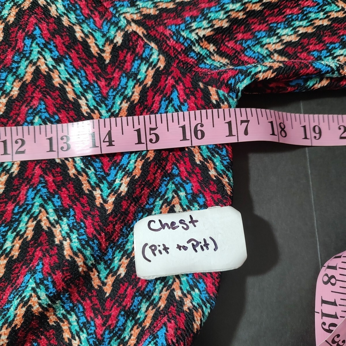 L8ter 8 レインボーシェブロンストレッチパーティーミニドレス女性サイズ 中くらい - image 4