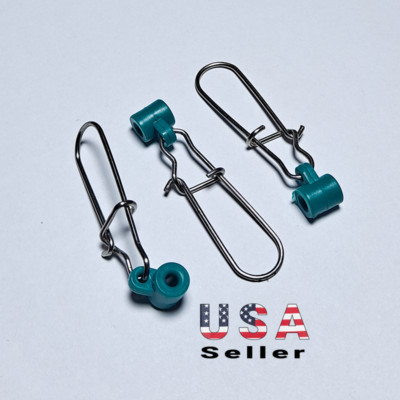 50/100 8# Heavy Duty Fishing Sinker Sliders 220 Pound Strength Stainless Steel