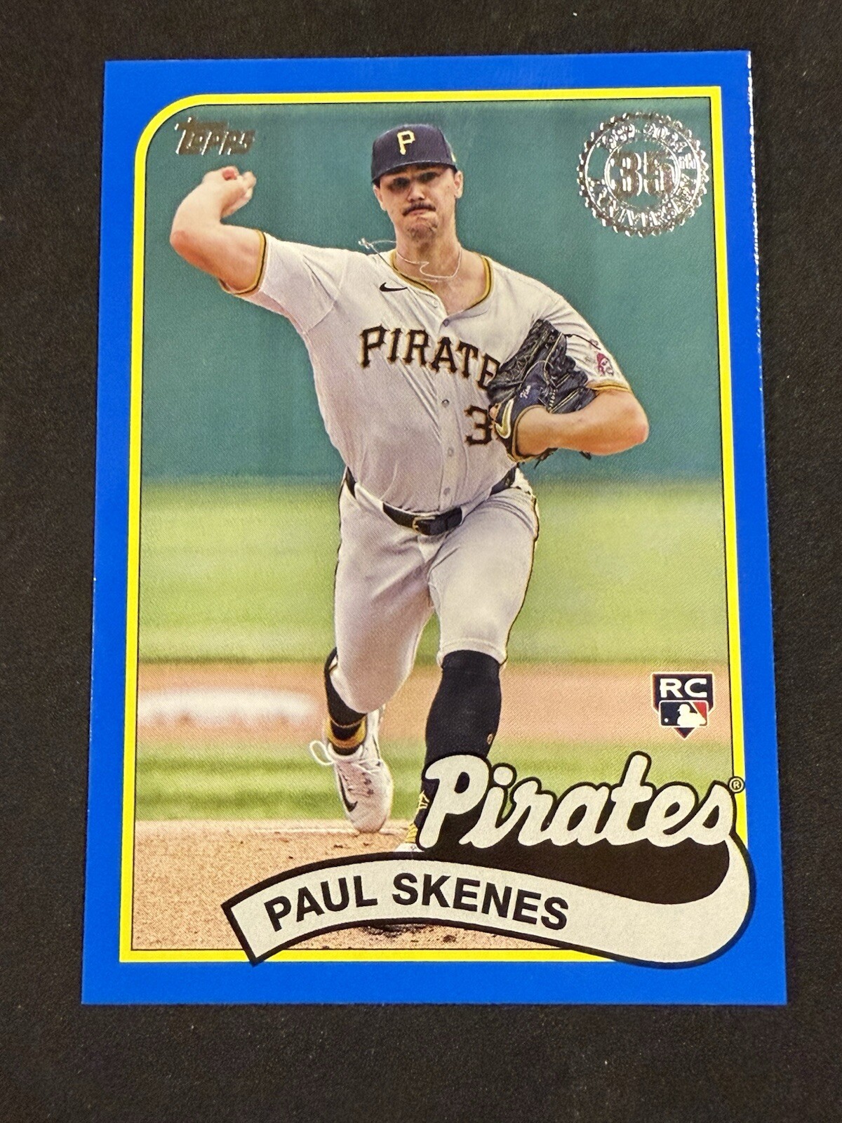 2024 Topps Update #89US-46 Paul Skenes RC 1989 Blue Rookie Parallel Pirates SSP