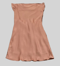 Forever 21 Dress Womens Size S Bronze Open Back Chain Straps