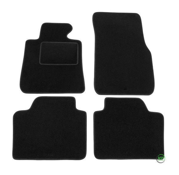 Velour FußMatten Autotepiche FüR BMW 3Er F30 2012-2018 4-Tlg Ohne Bef.-image
