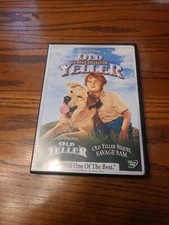 Old Yeller - Old Yeller Sequel Savage Sam (DVD, Disney double feature)