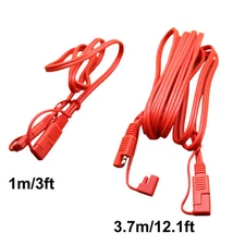 SAE to SAE DC Power Automotive Charger Connector Extension Adapter Cable 18AWG