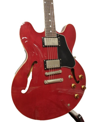 [Burny] RSA-100 Revival Series Red Made in Japan 1980s Electric Guitar With Case