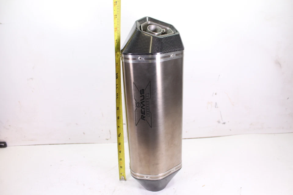 UNKNOWN REMUS HEXACONE TITANIUM EXHAUST MUFFLER / SILENCER - Image 2 of 4