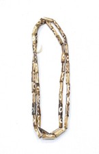 Beads African Batik Bone Tube Beads