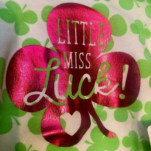 St Patrick's Day - Baby Girl One Piece - Little Miss Luck! - New Born - Picture 4 of 4