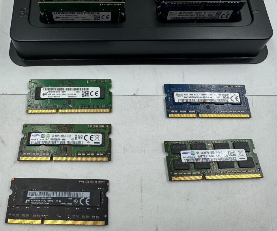 Lot De 34 Barrettes RAM SK Hynix DDR3 4Go – Serveur Ou PC