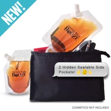 Cosmetic Bag Stealth Flask Smuggle My Booze Hidden in Plain Sight