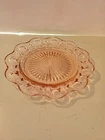 Vintage Anchor Hocking Old Colony Pink Depression Glass Saucer 6"
