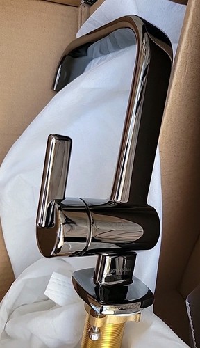 Grifo de baño Brizo 65067LF-BNXBL-ECO Allaria de ónix negro de un solo orificio $781 - Imagen 6 de 23