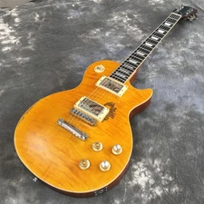 UNbrand LP Electric Guitar HH Pickups Mahogany Body Vintage Relic  22 Frets