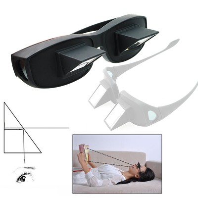 Prism For Reading Glasses Lazy View Spectacles for TV and Book Enjoyment Unisex